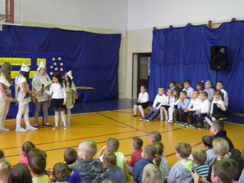 Pasowanie na ucznia klasy I.